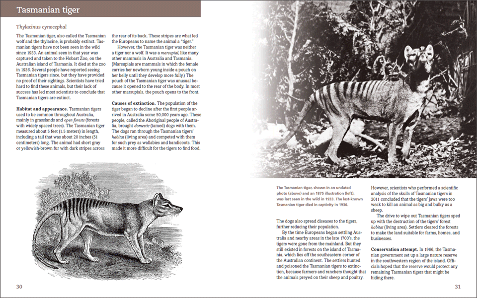 Endangered Animals of the World - World Book